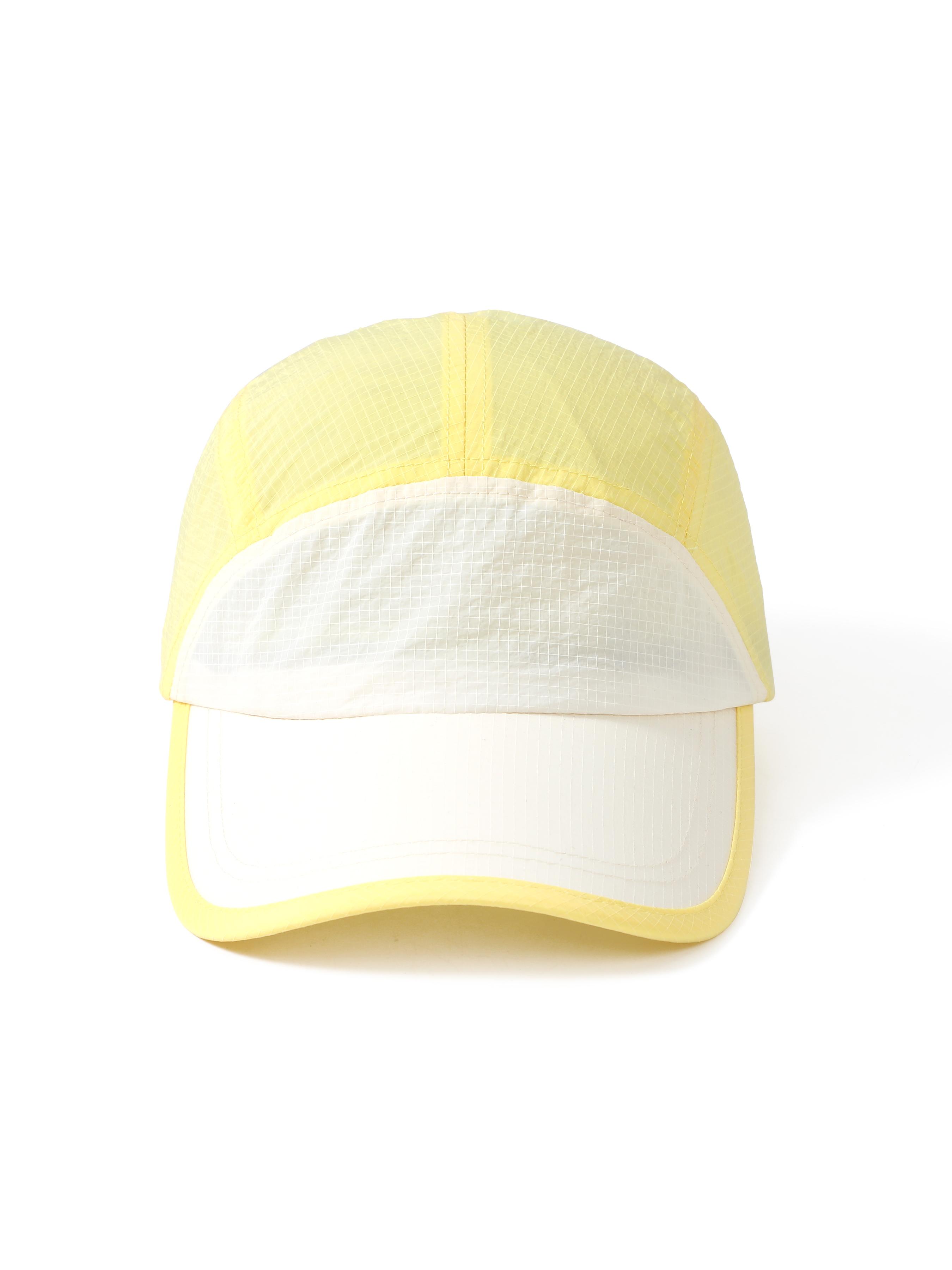Colorblock Functional Style 100% Nylon Lightweight Quick-Dry Breathable Sun Hat, Upf UV Protection, Summer Outdoor Running Cap