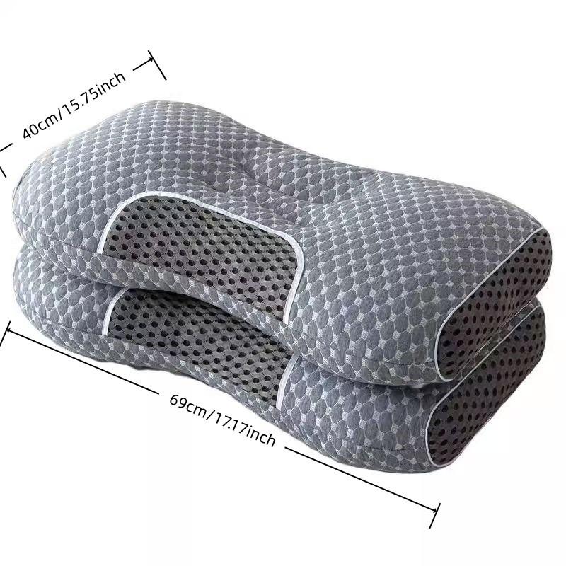 2-Pack Deep Sleep Neck Support Pillows, Ideal for Dorms and Hotels, Single Person Deep Sleep Pillow, Spa Quality Comfort