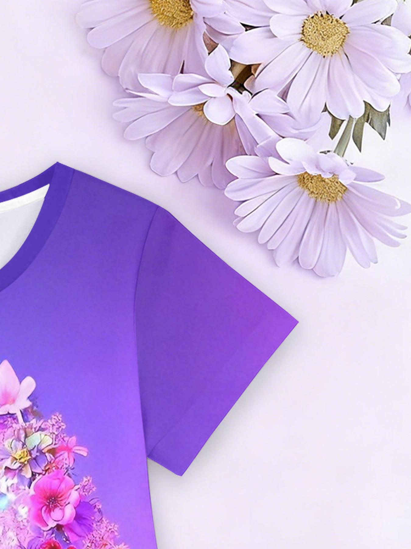 Girls' 3D Dress Base Kpop Girl Group City Note Full Print, Perfect for Parties, Festive Gifts, Birthday Presents