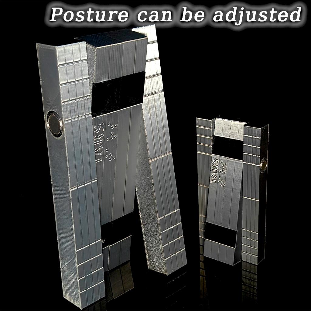 Interstellar Realistic Robot Model Handmade Decoration, Durable Material Design for Home Office Game Desk, Unique Gift Idea for Fans & DIY Players