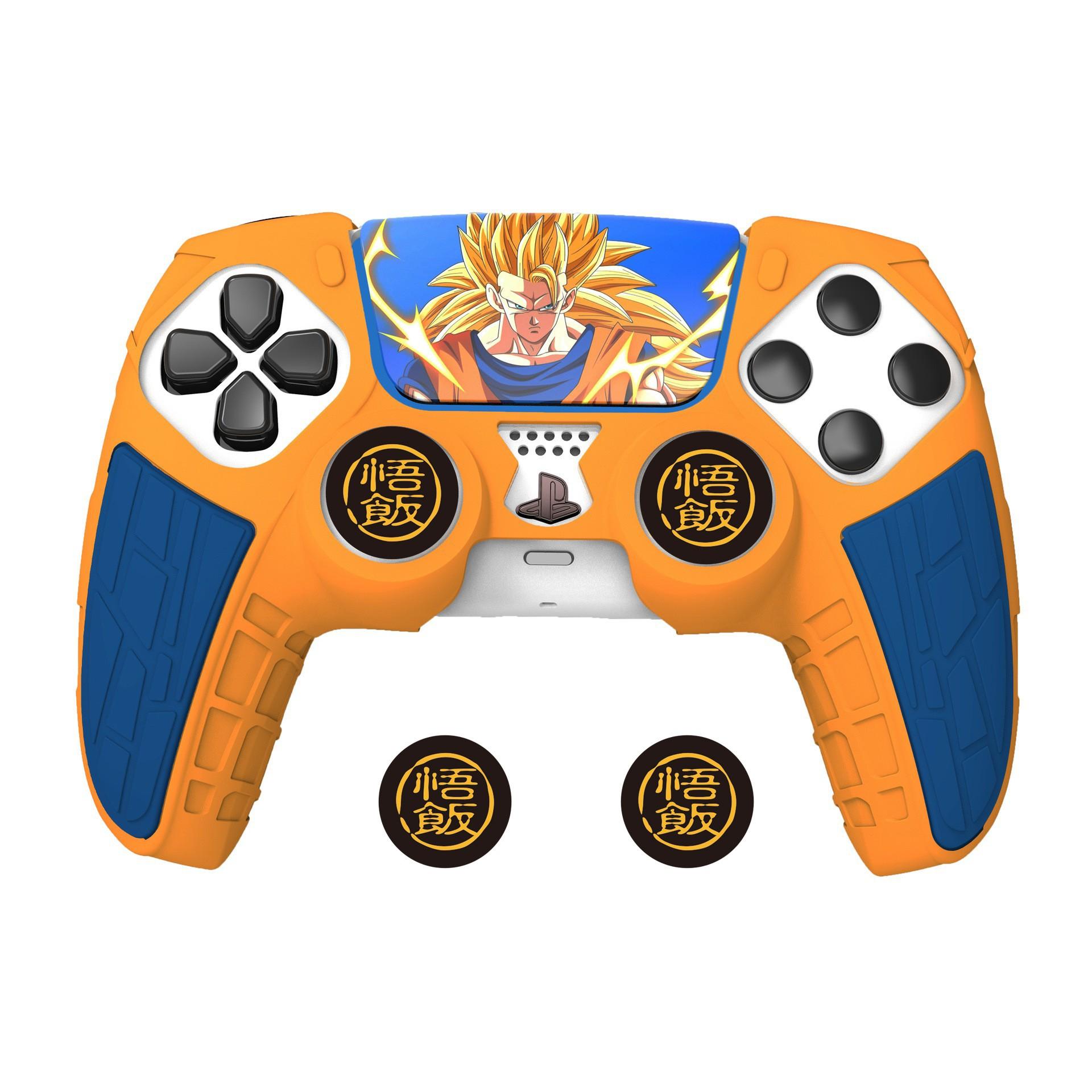 Ps5 Game Controller Silicone Protective Case Ps5 Pro Patterned Silicone Handle Cover Ps5 Gaming Accessories Shell Protection