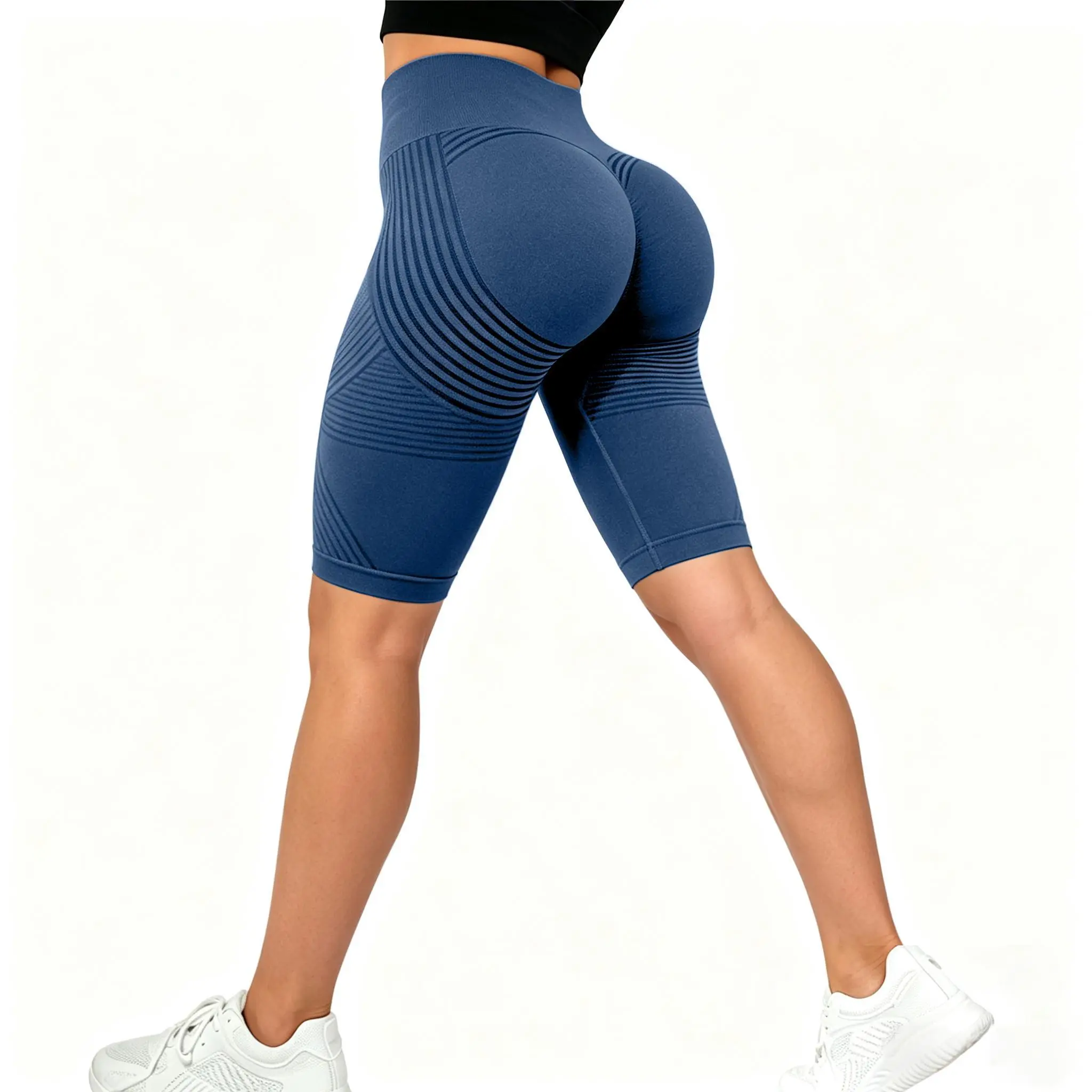 Blue Grey Shorts