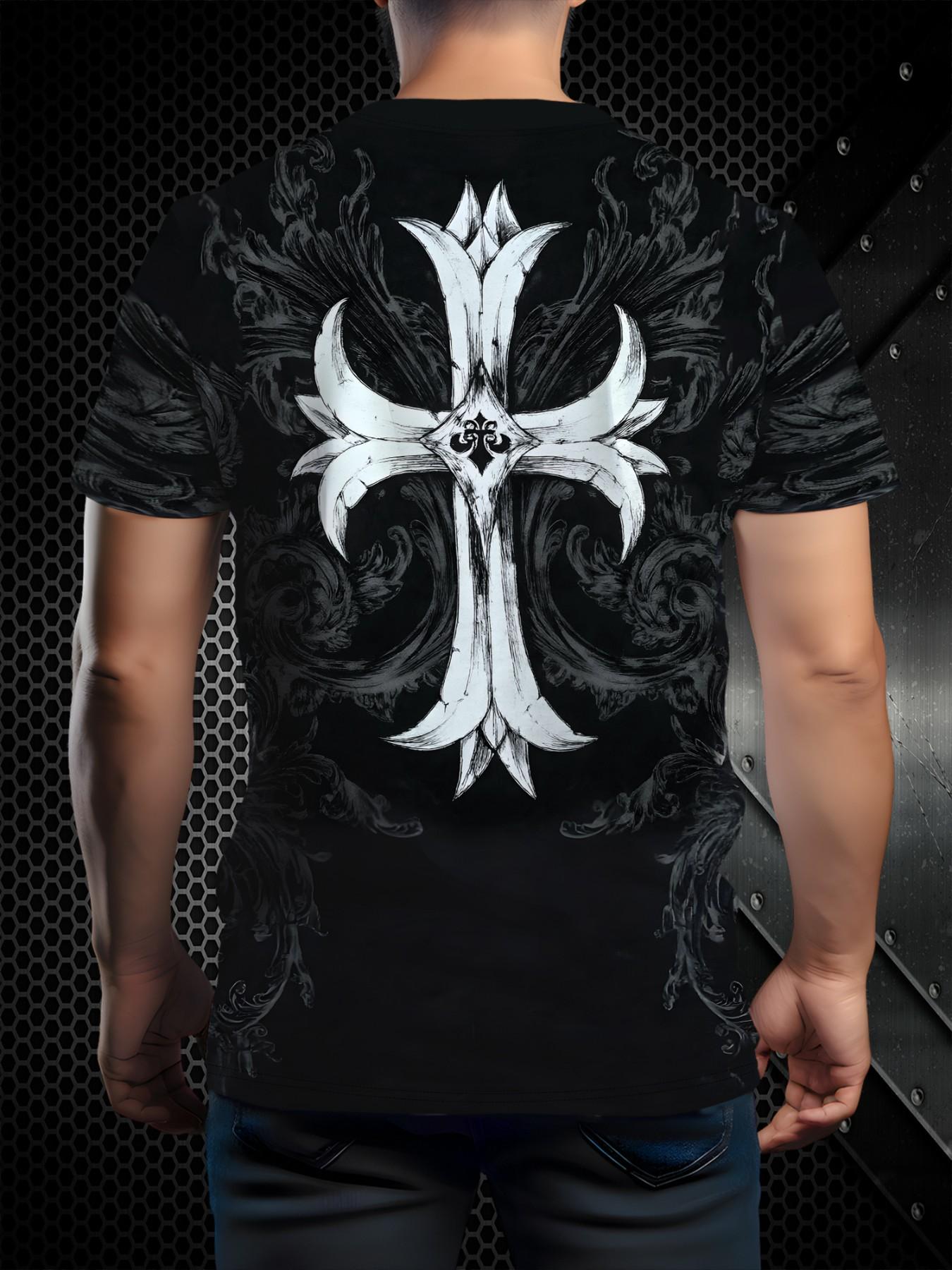 Men's Vintage Style Short Sleeve T-Shirt, Oversized Loose Fit, Breathable Pure Cotton, Casual Streetwear, Summer Fashion