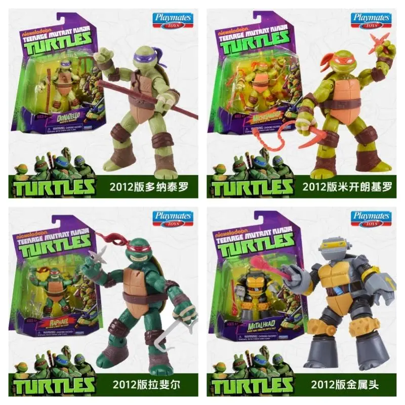 Playmates Teenage Mutant Ninja Turtles Movable Joint Action Figure Leonardo Donatello Shredder Doll Model Toys Kids Gifts Popular toys 2026 Hot selling toys