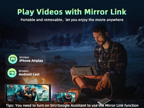 【SpringGlowUp】LAMTTO 9.26-Inch Wireless CarPlay Screen — Compatible with Apple CarPlay and Android Auto, Supports GPS Navigation, AirPlay, and Touchscreen Dashboard for In-Car Navigation and Entertainment