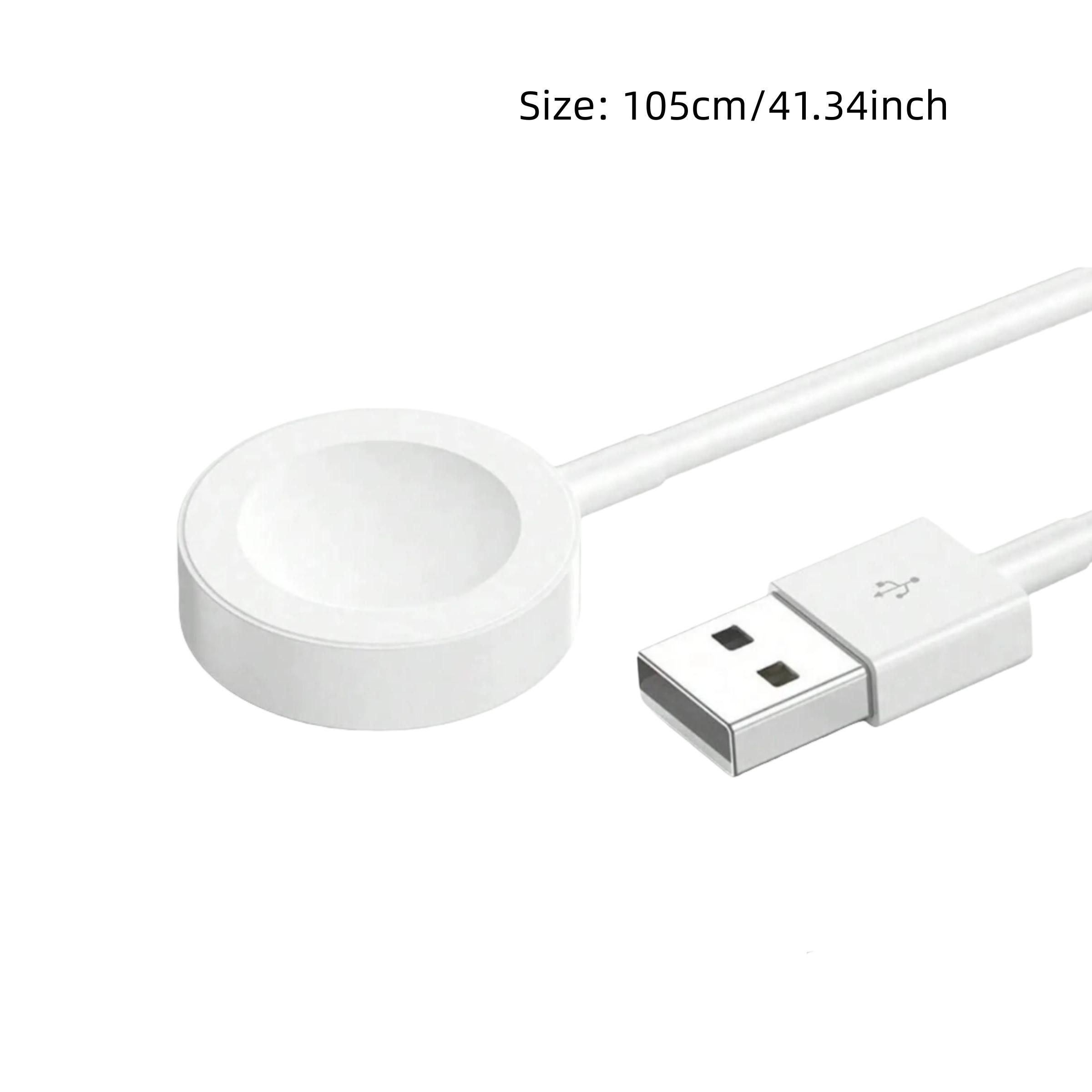1 Piece Magnetic Wireless Charger, Portable Fast Charging Version with USB Interface, Compatible with Apple Watch Ultra/9/8/7/6/SE/SE2/5/4/3/2/1 Full Series