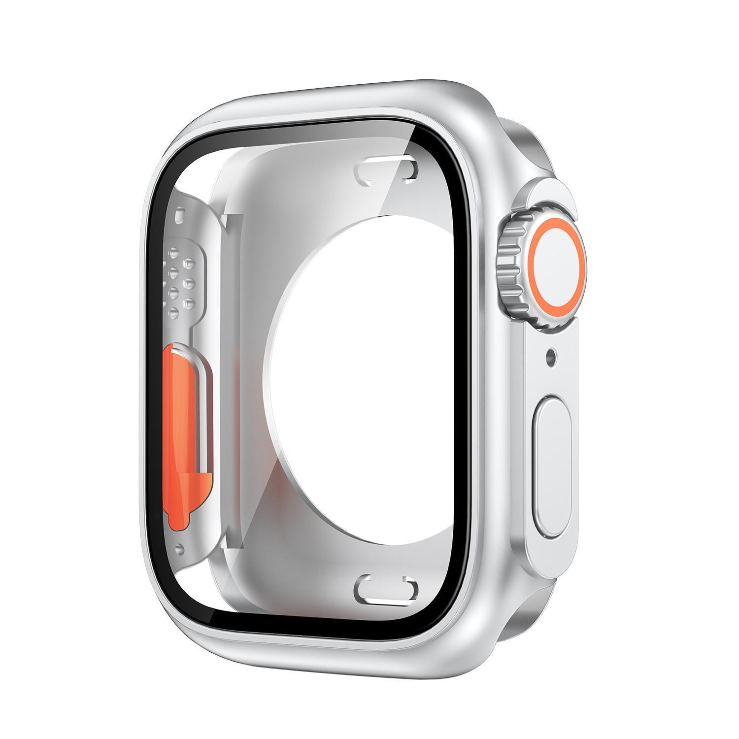 Shockproof Apple Watch Protective Case – Full Coverage Screen Protector (40–45mm)