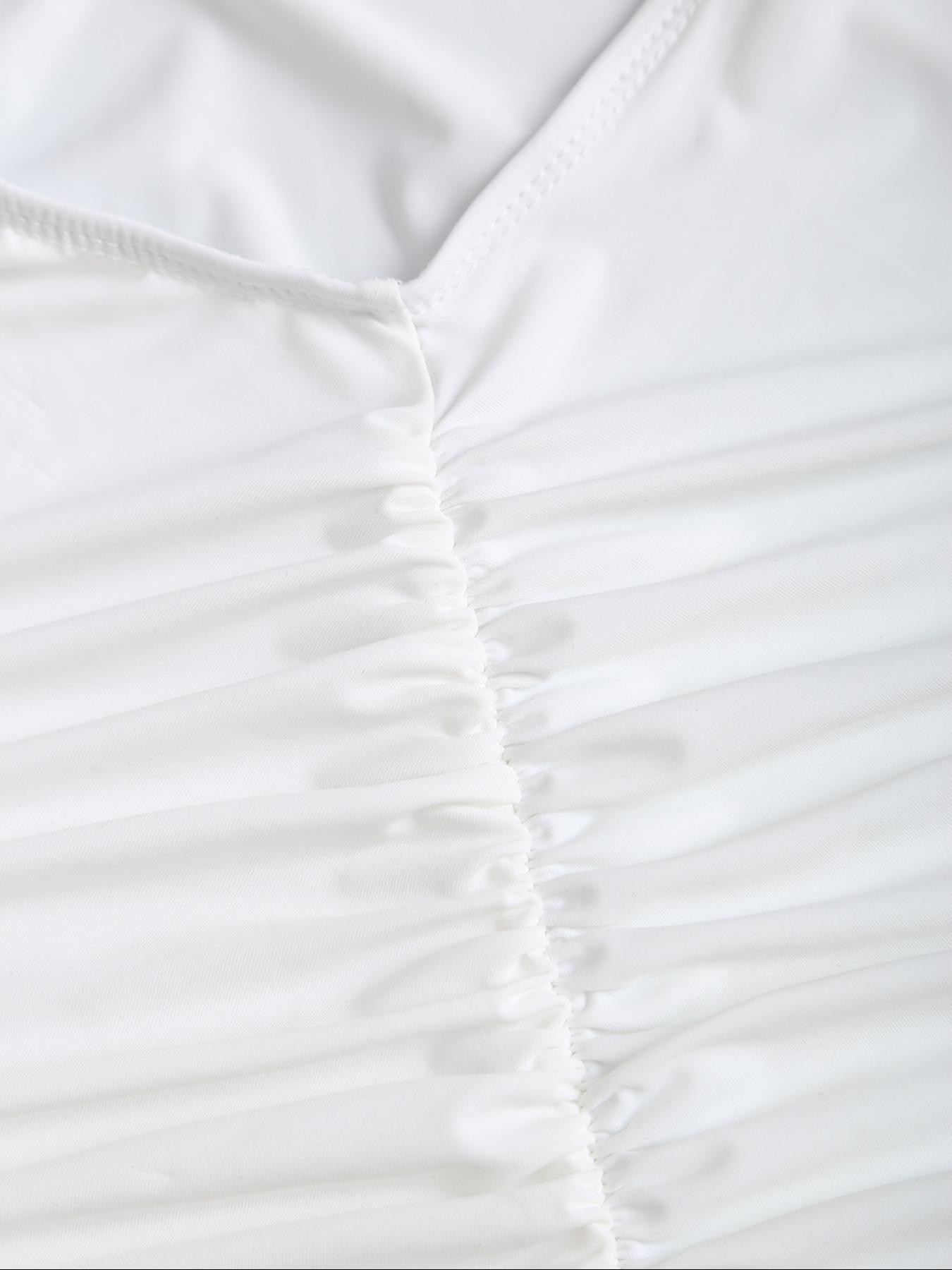 2026 Summer New Women's Elegant One-Shoulder Backless Long Slim Fit Dress, Casual Plain Pattern, Fashionable Ladies' Clothing