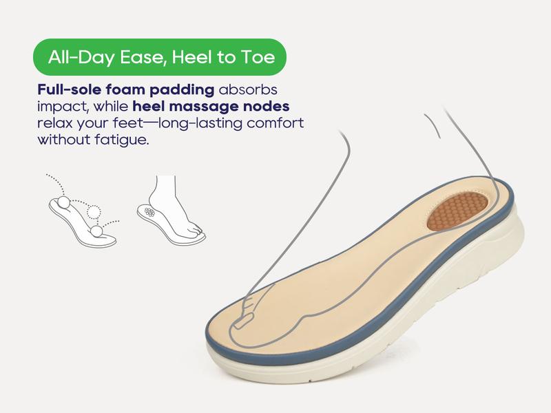 Women Massage Sandals Orthopedic Walking Platform Sandals