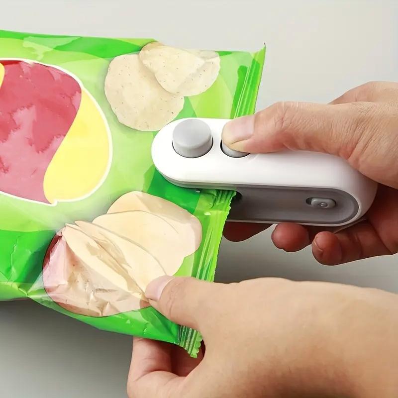 【Grocery Saver】2-in-1 Mini Food Sealer And Cutter ｜ Stop Wasting Stale Food ｜ College Dorm Essential