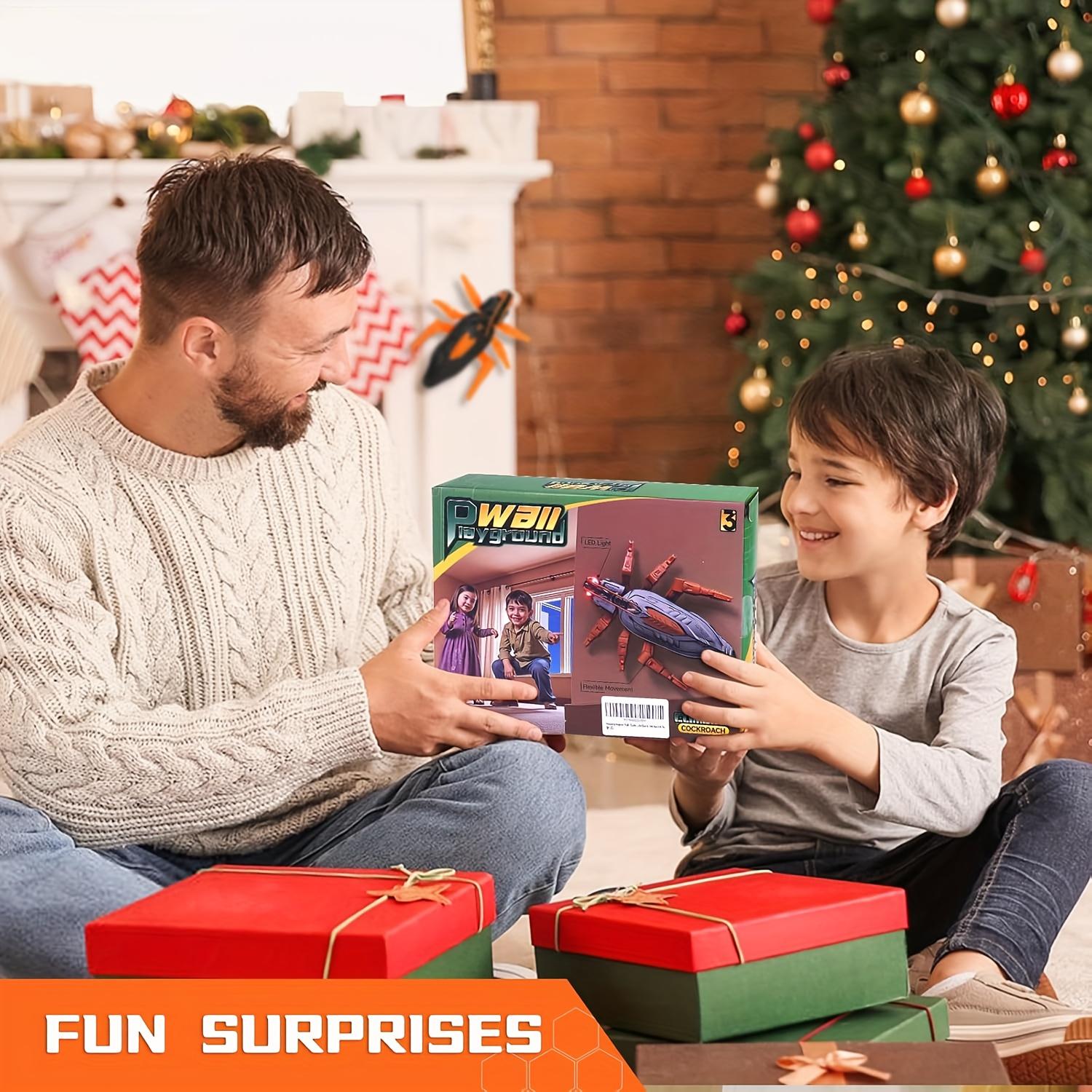 Festival Gift RC Climbing Robot Toy, Rechargeable Lizard Cockroach Toy, Wall Climber, Dual Mode Floor and Wall Driving, Durable Structure