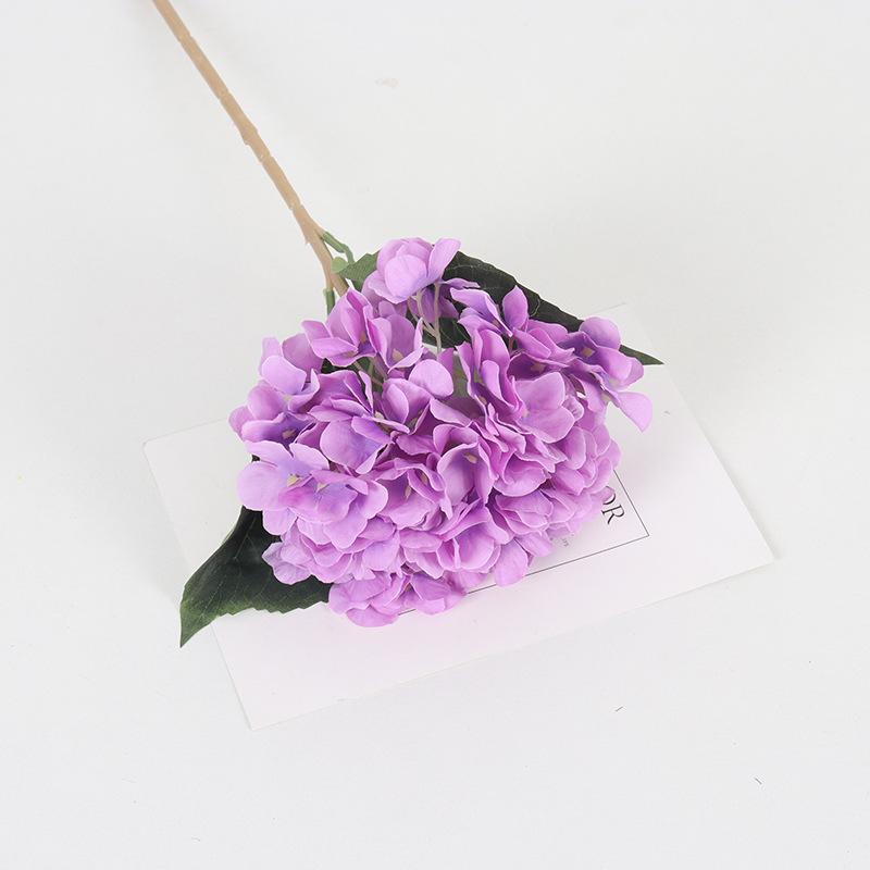 4 Pcs Leafy Artificial Hydrangeas, DIY Home Decor, Hotel Wedding Centerpieces, Low Maintenance, Evergreen All Year Round