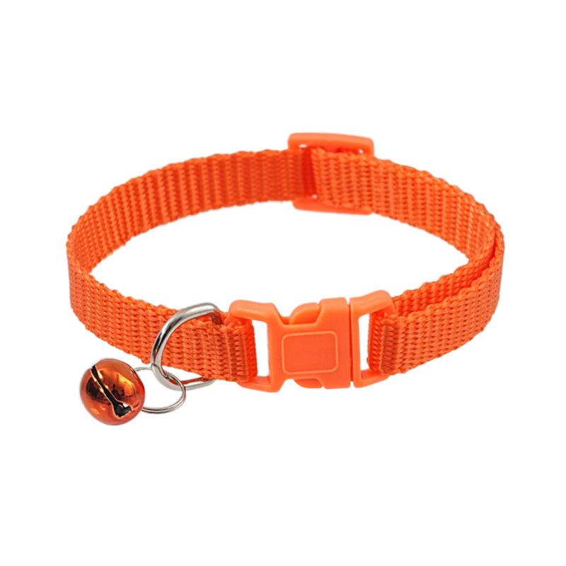 Mixed Color 10-Piece Cat Bell Collar Set, Simple Fashion Necklace, Adjustable Dog & Cat Collars, European Style, Stylish Pet Accessories