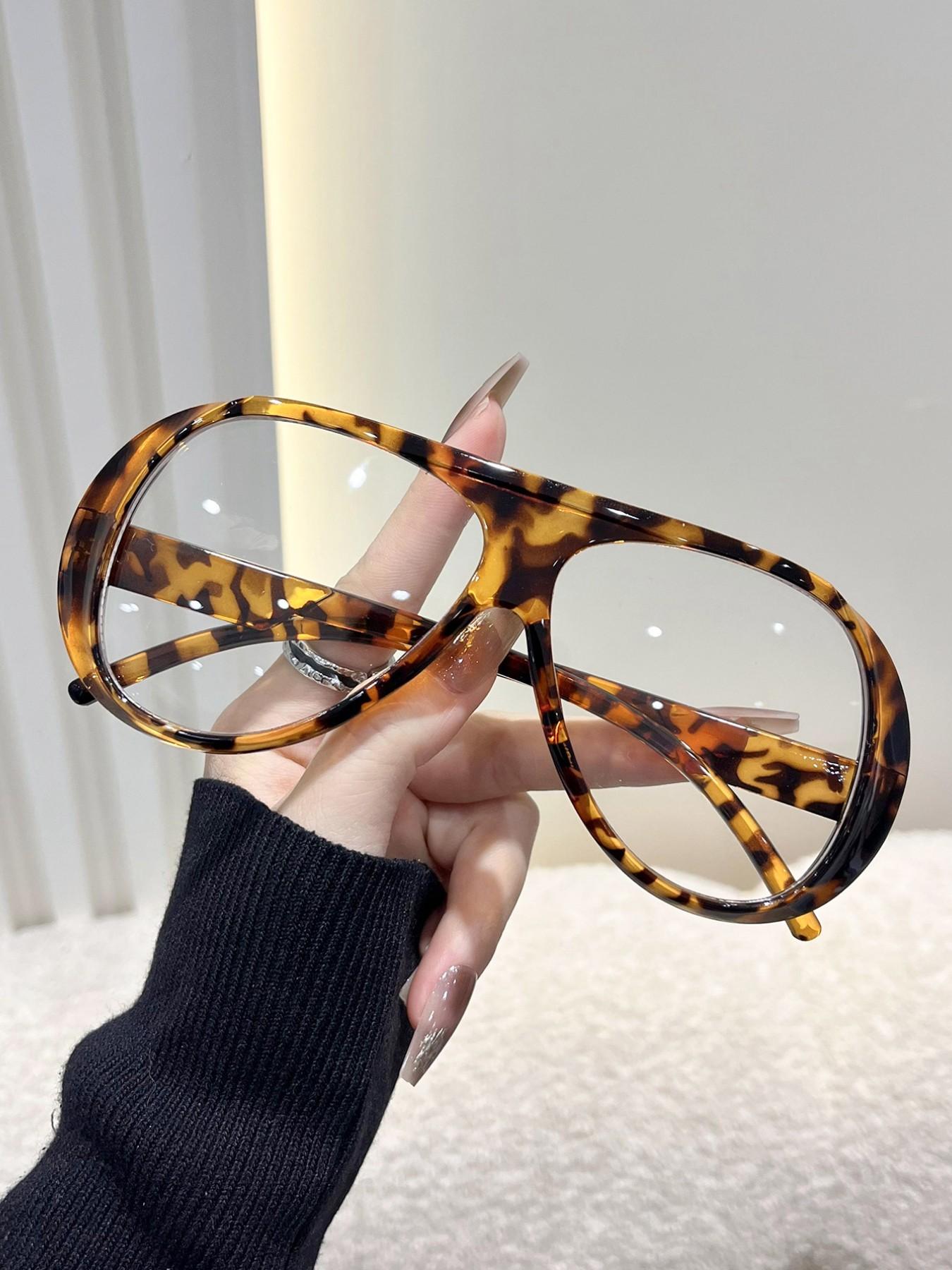 Unisex Square Frame Glasses, Blue Light Blocking Reading Glasses, Casual Daily Use, PC Material, Decorative Lens, All Seasons