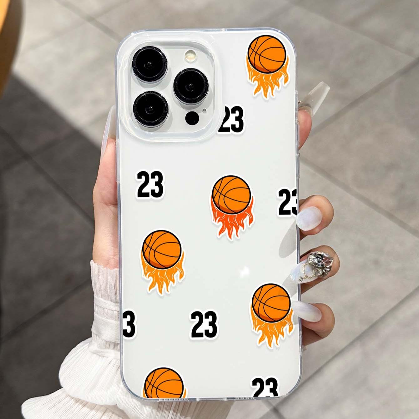 Basketball Pattern Phone Case Light PC Hard Shell for Apple iPhone 14 Pro 12 11 13 14 15 Plus Pro Max Air 13 Pro X 16 Plus