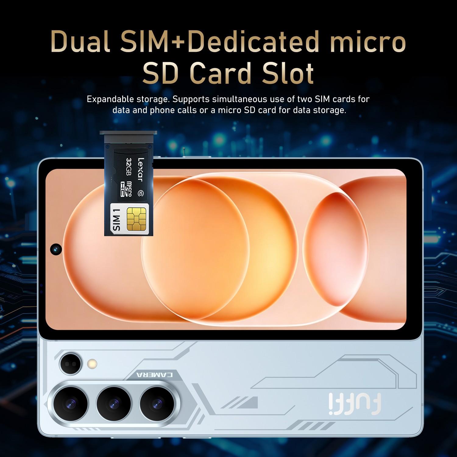 FUFFI S26 Pro 6.6-inch HD display, stylus included, 3GB RAM, 32GB ROM, octa-core processor, 4G network, dual SIM standby, 3300mAh battery, 5MP + 16MP camera, Android smartphone