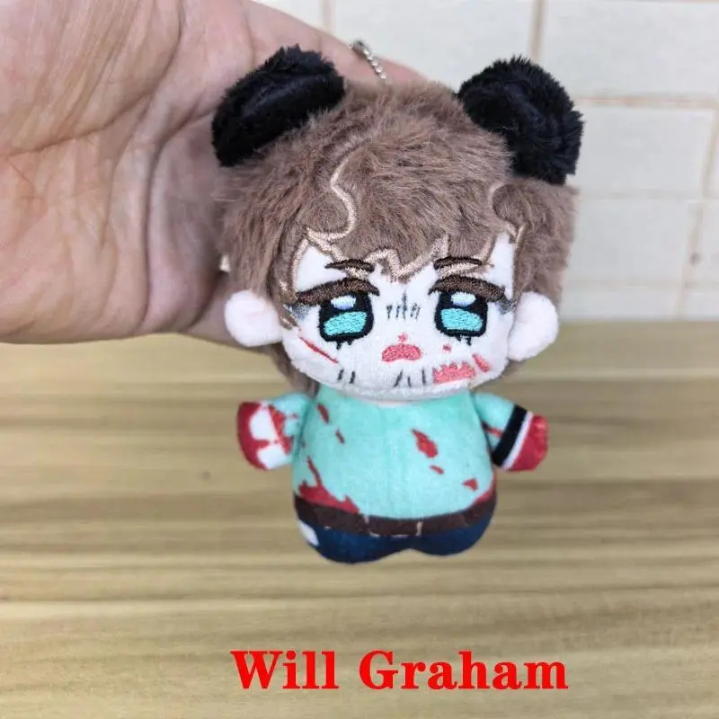 Latest 12cm Stuffed Anime TV Series‌ Character Lecter Hannibal and Graham Will Cartoon Plush Toys Keychain Cosplay ‌Plushie Doll