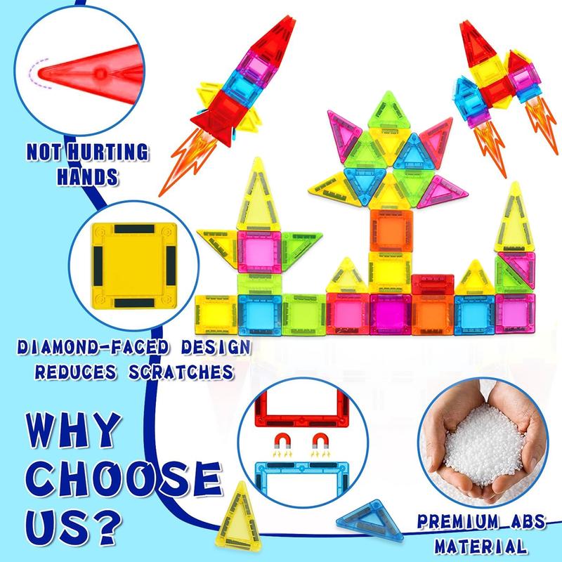 Mini Magnetic Toy Set, Creative Magnetic Blocks, Portable Iron Box for Stem Toys, Educational Magnet Toys for Kids, Birthday and Christmas Gift