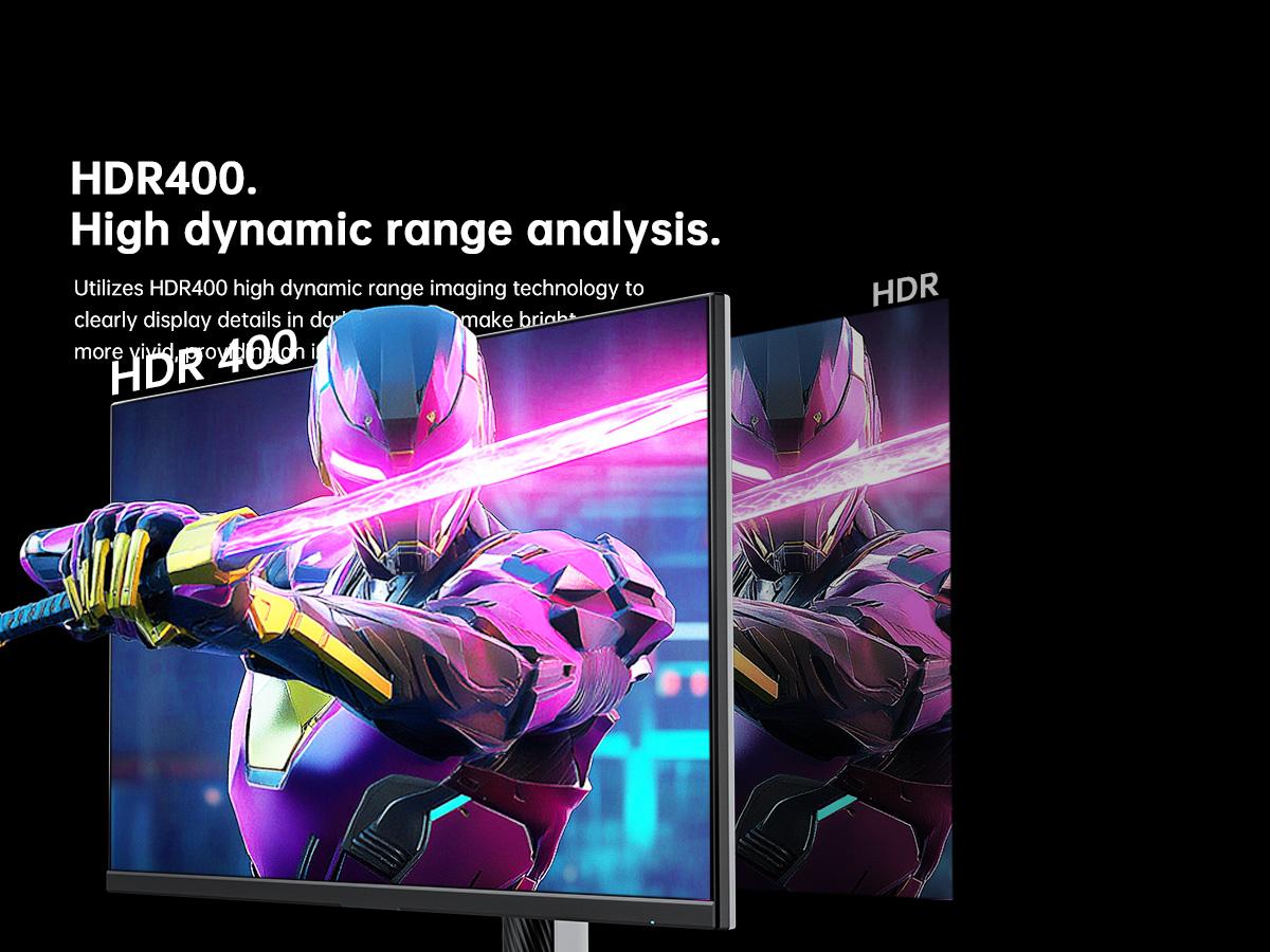 KTC 27" 2K Native 300Hz HDR400 Fast IPS White Gaming Monitor, QHD 2560*1440 Supports OC 320Hz, GTG of 1ms, 144% sRGB High Brightness 450cd/㎡, Low Blue Light, Flicker-Free, Original Rotatable Stand, VESA Wall Mount Compatible, H27E6 KTC 27" 2K Native 300Hz HDR400 Fast IPS White Gaming Monitor, QHD 2560*1440 Supports OC 320Hz, GTG of 1ms, 144% sRGB High Brightness 450cd/㎡, Low Blue Light, Flicker-Free, Original Rotatable Stand, VESA Wall Mount Compatible, H27E6