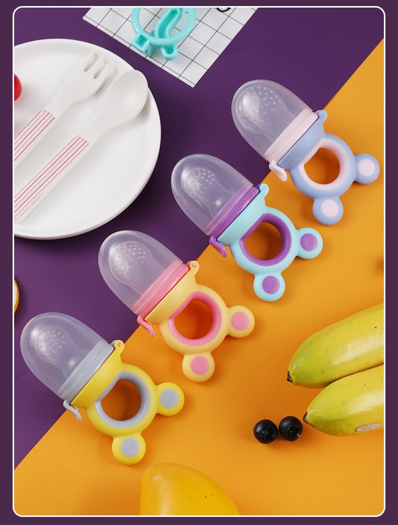 Silicone Baby Food Feeder |   Fresh Fruit & Veggie Teething Pacifier for Infants