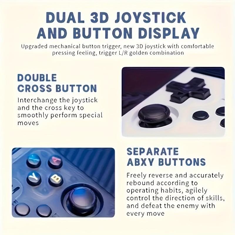 R36s Retro Handheld Game Console, Portable Compact Gaming Device, Ideal for Travel and Leisure, Perfect Entertainment Choice