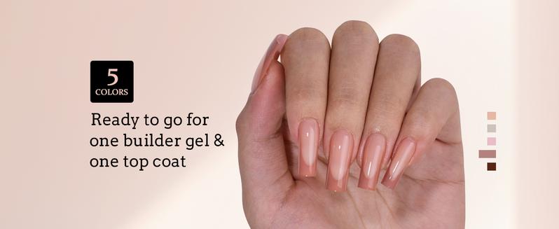 BTArtboxnails XCOATTIPS French Tips - 150pcs Fall Press On Nails Square or Almond or Coffin, Skin Tones Long Fake Nails, Soak Off Soft Gel Acrylic Nail Extensions Outdoorfun Beauty Products