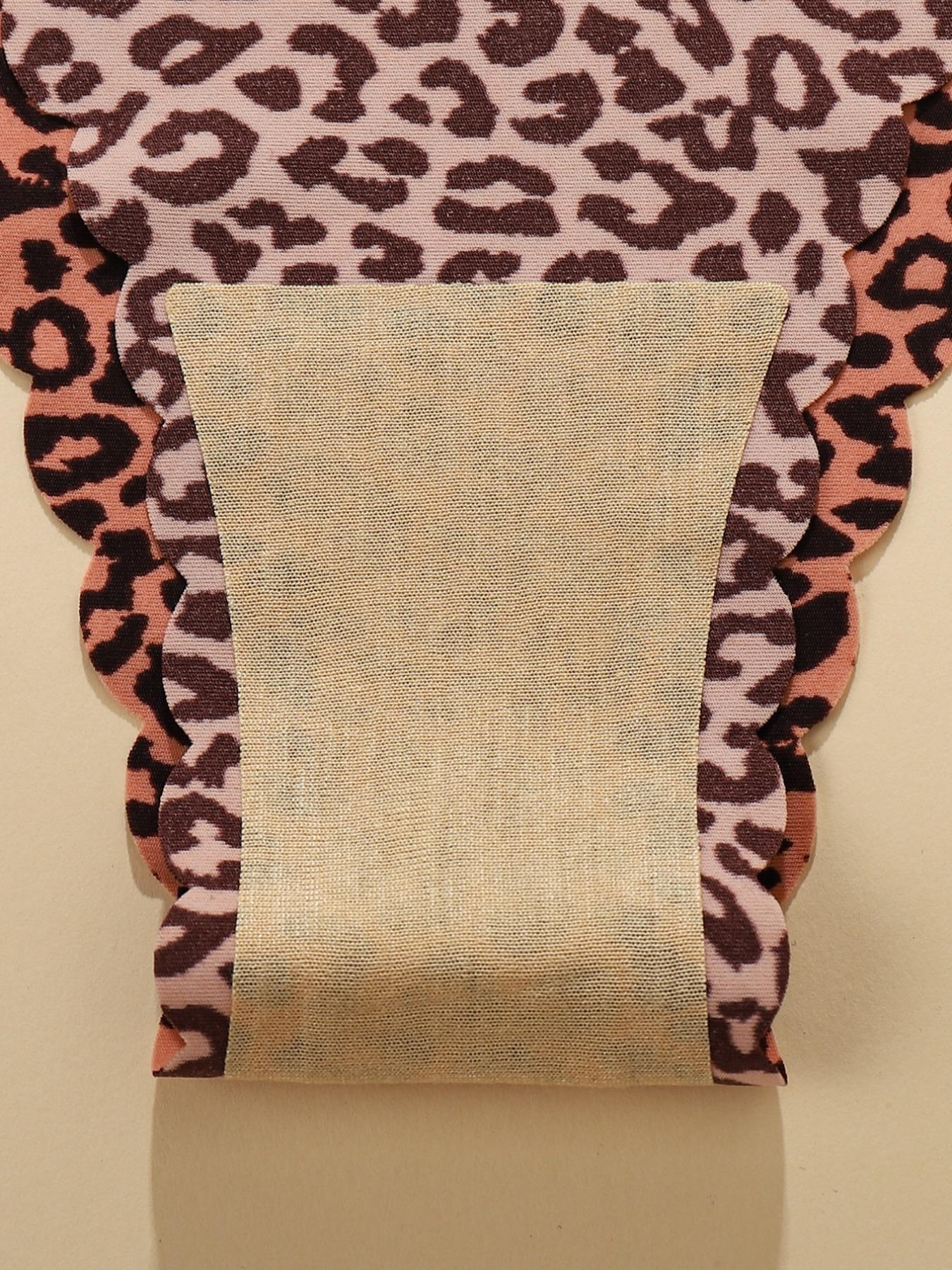 10 Pack Women's Floral & Solid Color Leopard Underwear, Sexy Simple Wave Hem Seamless Smooth Comfort Breathable Triangle Panties, Lady, Solid Seamless Panty