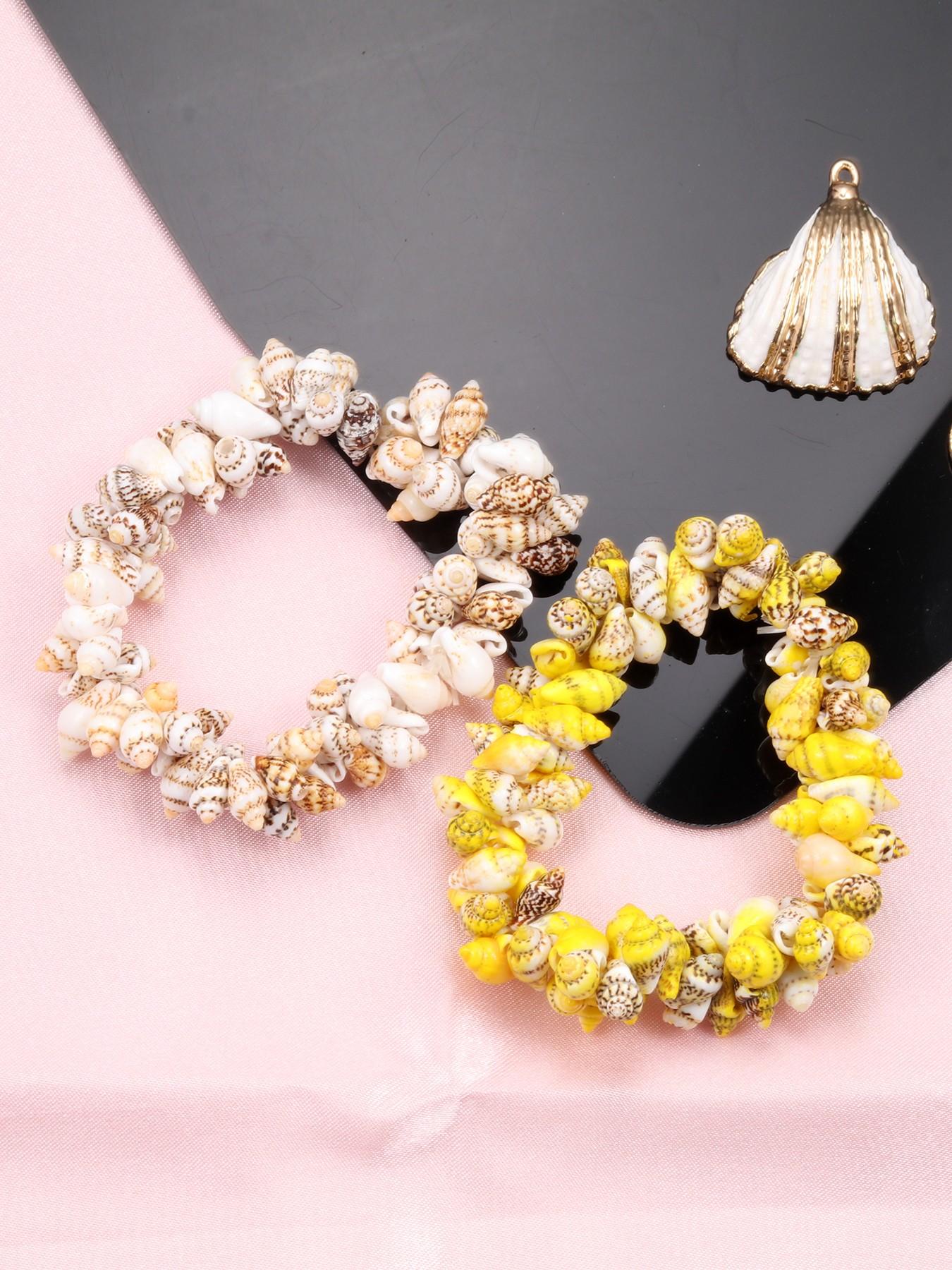 Unisex Freshwater Shell Bracelet, Handmade Fashion Braided Jewelry, Yoga Accessories, Perfect Gift for Friends