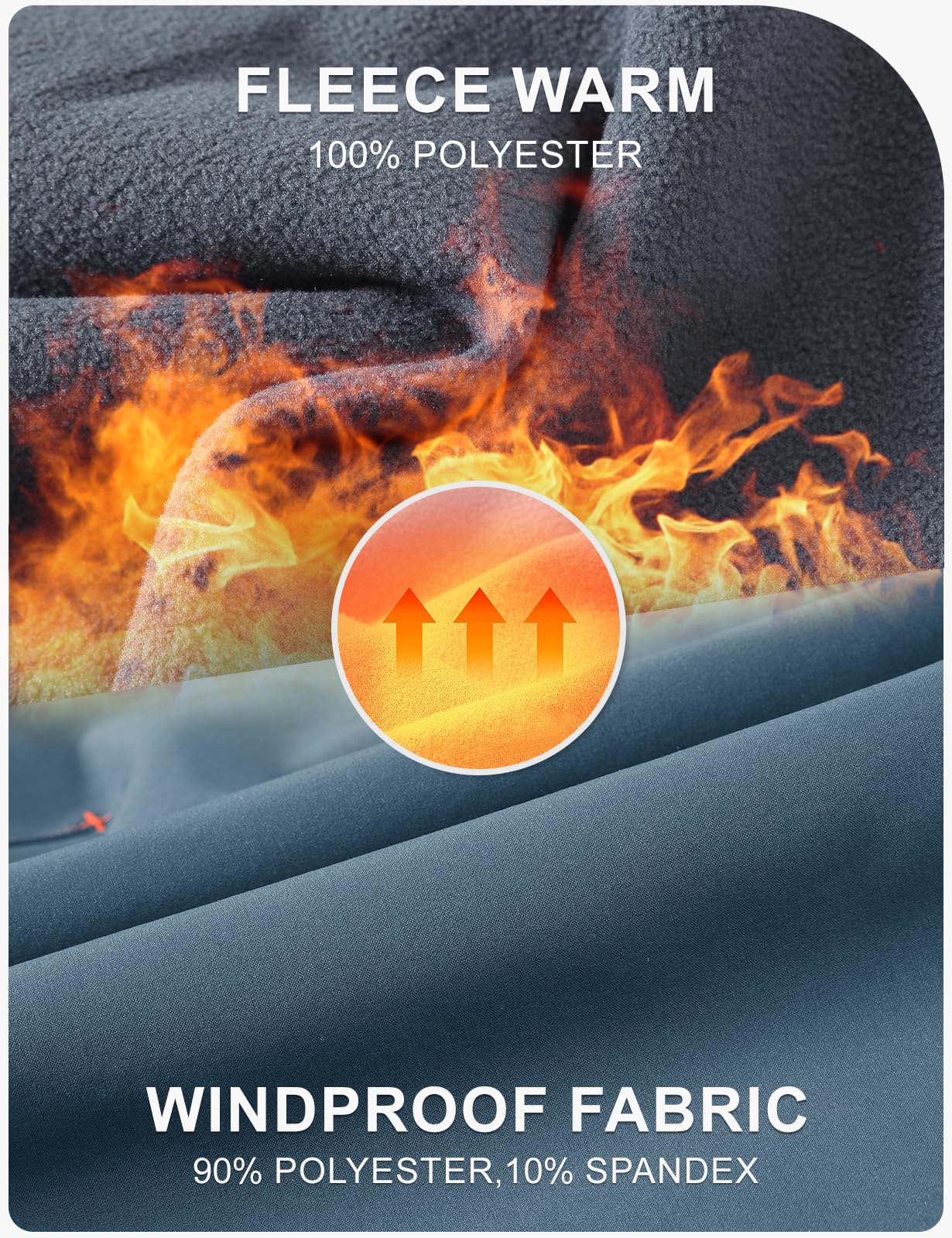 TBMPOY Women's Winter Hiking Ski Snowboarding Pants Winter Waterproof Softshell Insulated Trousers