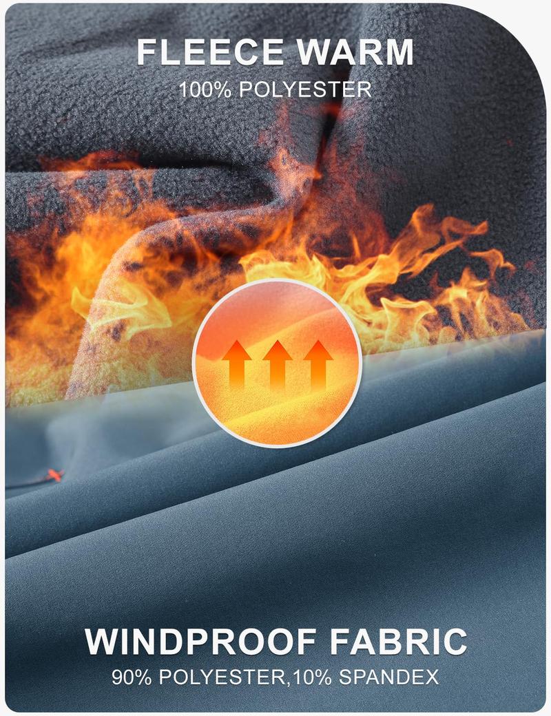 TBMPOY Women's Winter Hiking Ski Snowboarding Pants Winter Waterproof Softshell Insulated Trousers