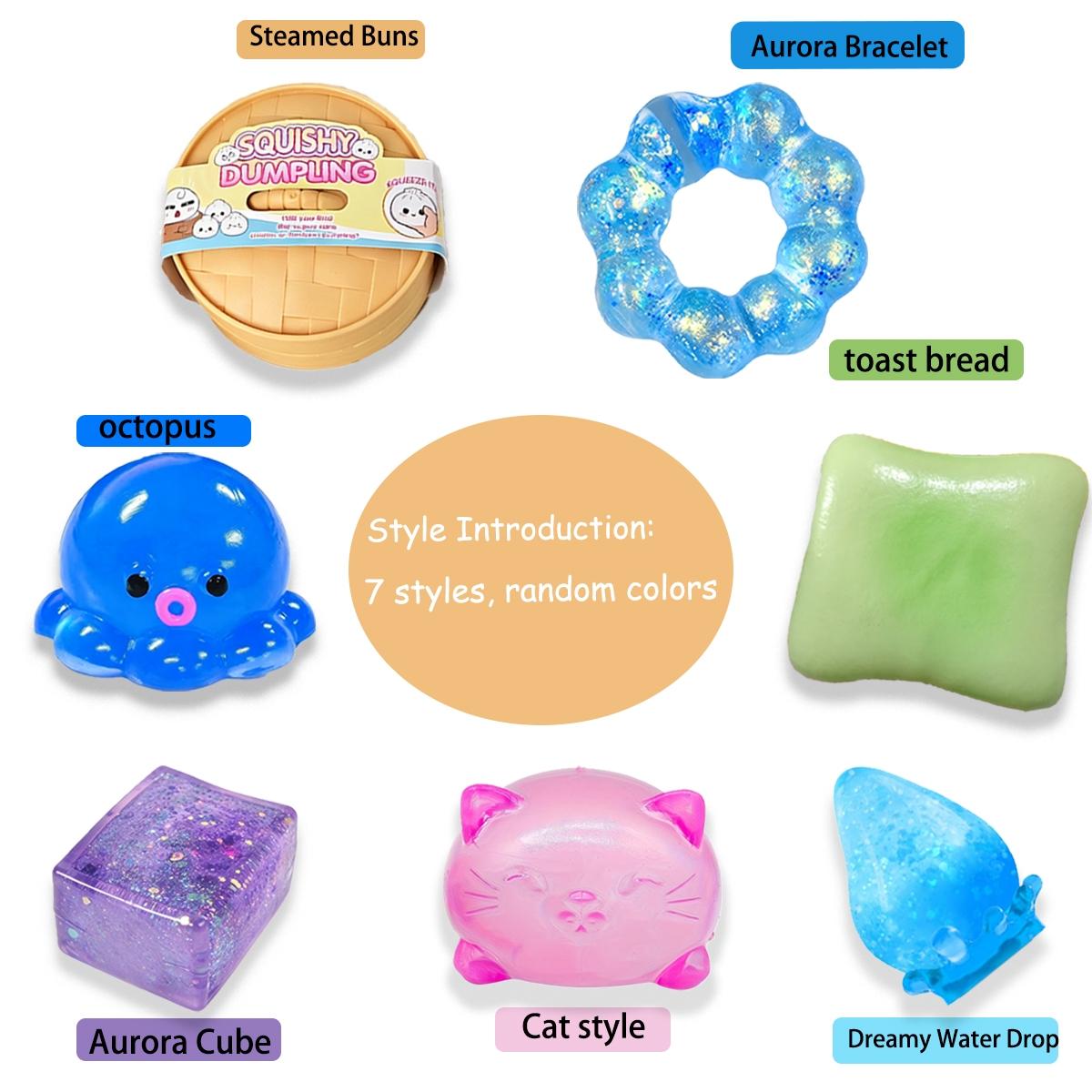 7pcs/set - Various styles of malt sugar blind box series, Squishy series, Squishable sensory play, pressure resistant, slow rebound kneading, suitable for home, school, parties and events, suitable for giving to family and friends 7pcs/set - Various styles of malt sugar blind box series, Squishy series, Squishable sensory play, pressure resistant, slow rebound kneading, suitable for home, school, parties and events, suitable for giving to family and friends