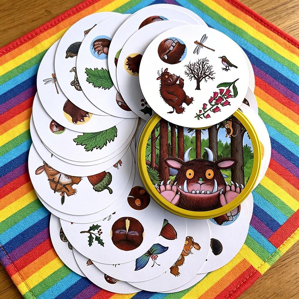 Forest Theme Matching Card Game, Metal Boxed Card Game, Fun Interactive Desk Game for Family, Friends, Classmates, Family Card Games, Party Card Game, Perfect Gift for Holidays and Birthdays