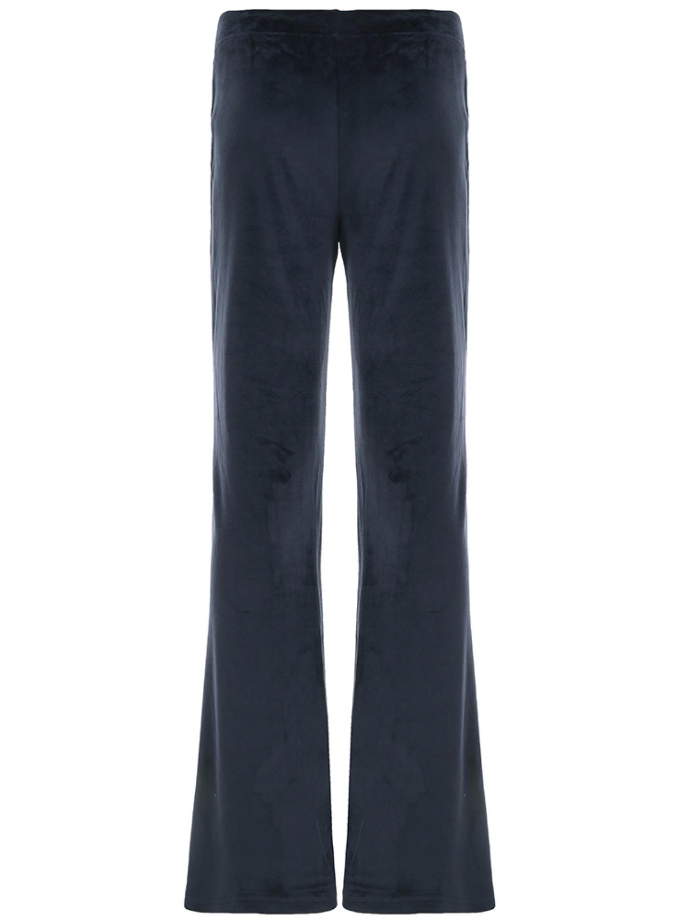 Vintage Y2K Heart Rhinestone Velvet Low Waist Flare Pants Women, Slim-Fitting All Season Fashion, Moderate Fabric Style