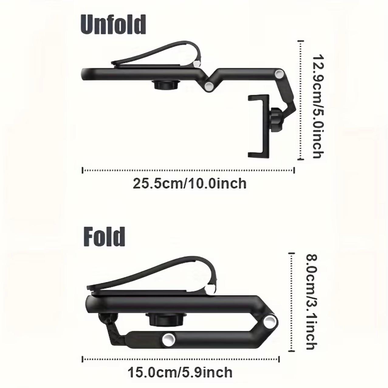 Rotatable Car Sunshade Phone Holder, Universal Multi-Function Car iPhone Mount, Phone Compatible Automotive Interior Accessory