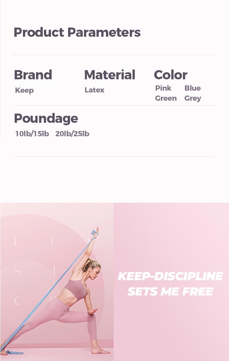 KEEP  Resistance Band, Professional Resistance Bands, Elastic Band, Work Out Bands, Stretch Bands for Working Out Women or Men, Exercise Bands Set for Physical Therapy, Yoga, Pilates