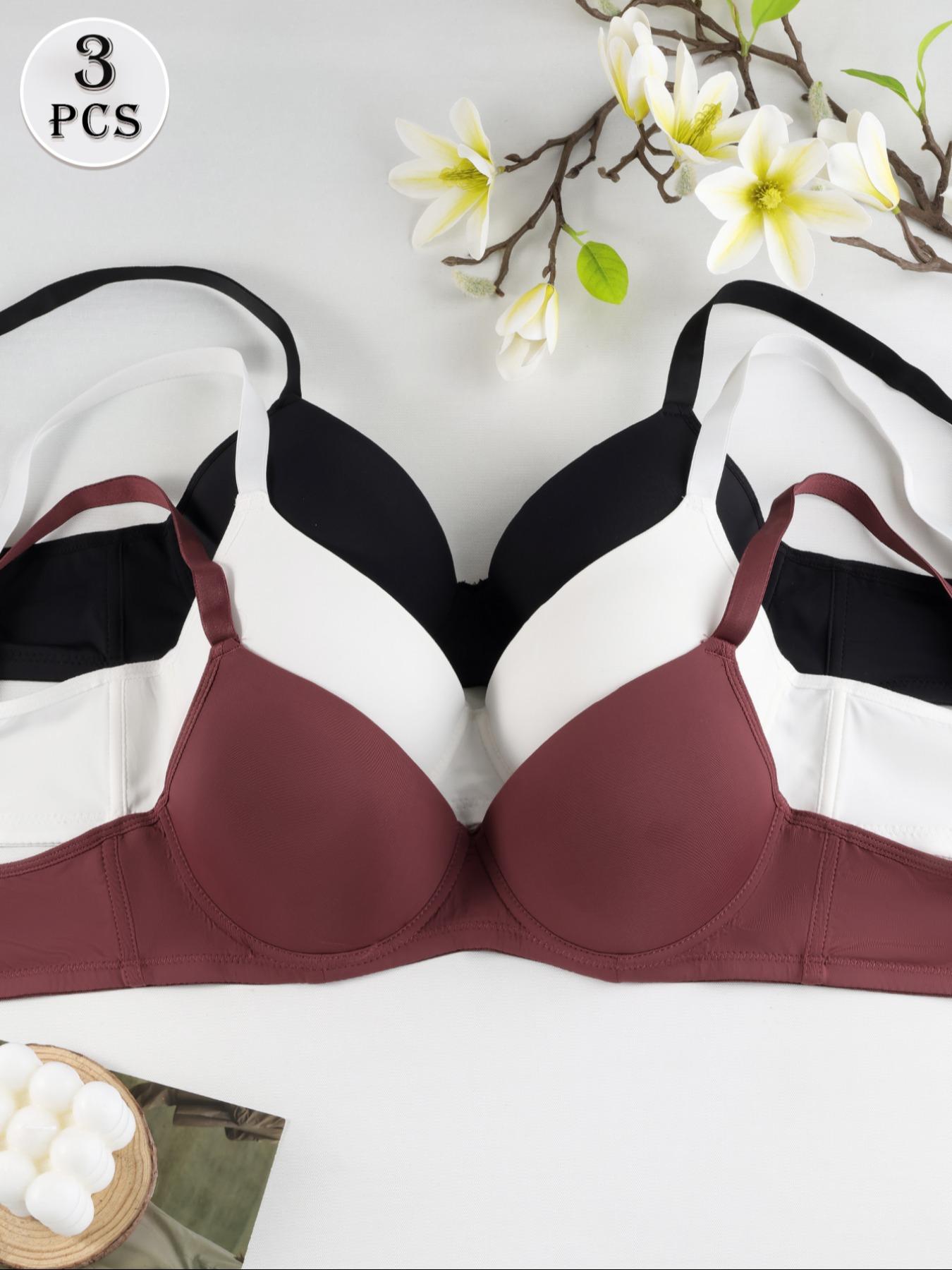 🍑3-Pack Big Bust Friendly Bra Set! Full Coverage Anti-Sagging Design, Natural Lift & All-Day Support, Smooth Seamless Fabric✨