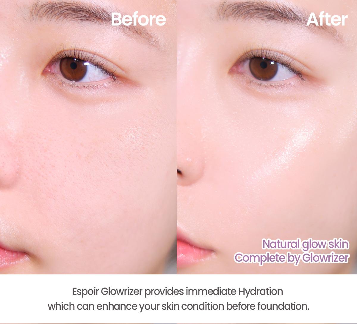 [Espoir Official] Dewlike Jello Glowrizer | Hydrating Makeup Base with Hyaluronic Acid & Niacinamide | Natural Glowy Finish, Skin Soothing, All-day Hydration