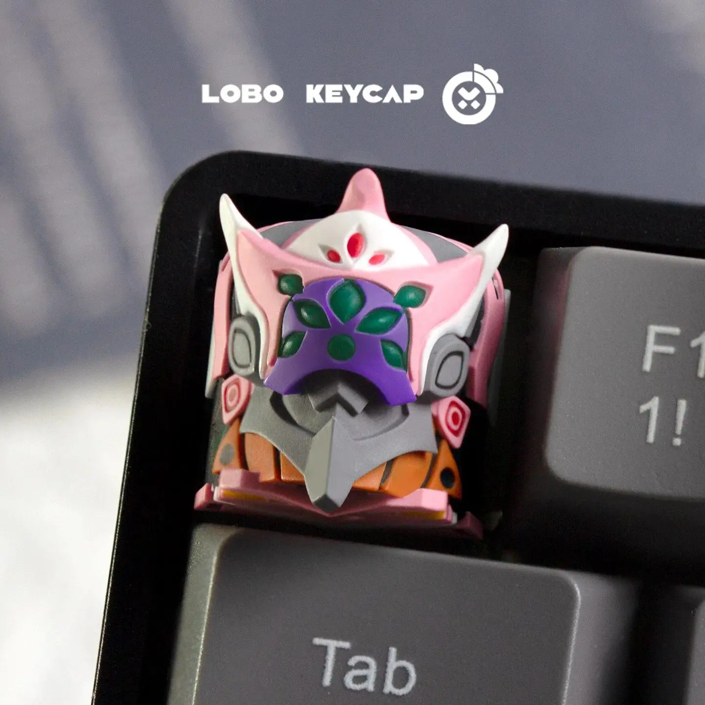 Lobo Keycap Anime Character Cool Mecha Esc Replacement Collect Ornament Decoration Mechanical Keyboard Accessory Keycap Set Gift