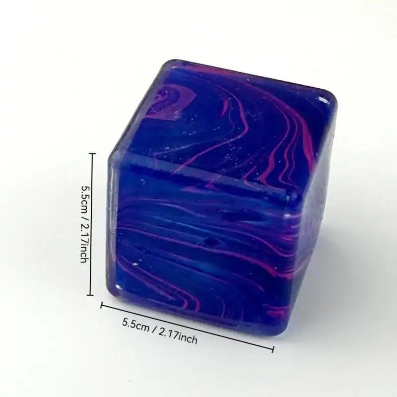1pc Rotating Squeezing Cube, Gifts Soft Tpr Stress Relief Block, Children's Day Ideal for Adults and Kids Travel Entertainment, Perfect Gift for Pressure Relief #GLOBAL PICKS