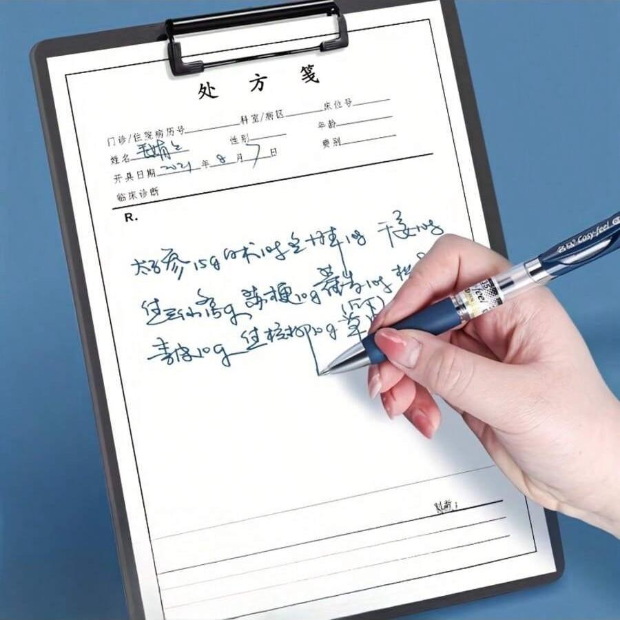 Neutral Pen for Doctors & Nurses, Prescription Design, 0.5mm Quick-Dry Smooth Flexible, Ideal for Schools & Offices, Stationery