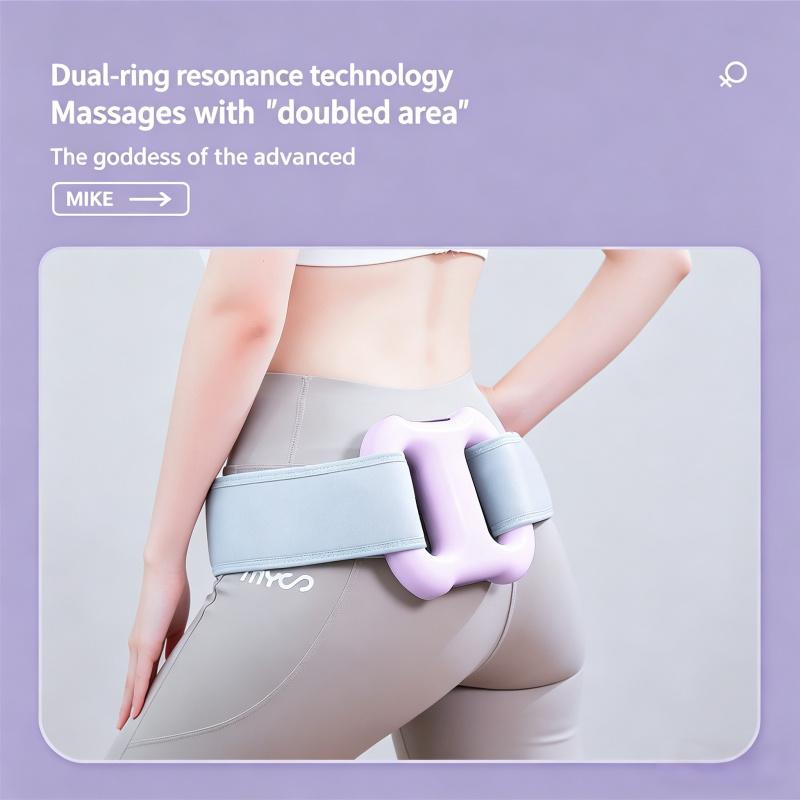 Mini Vibrating Massage Ring | Deep Tissue Muscle Relief for Home & Yoga