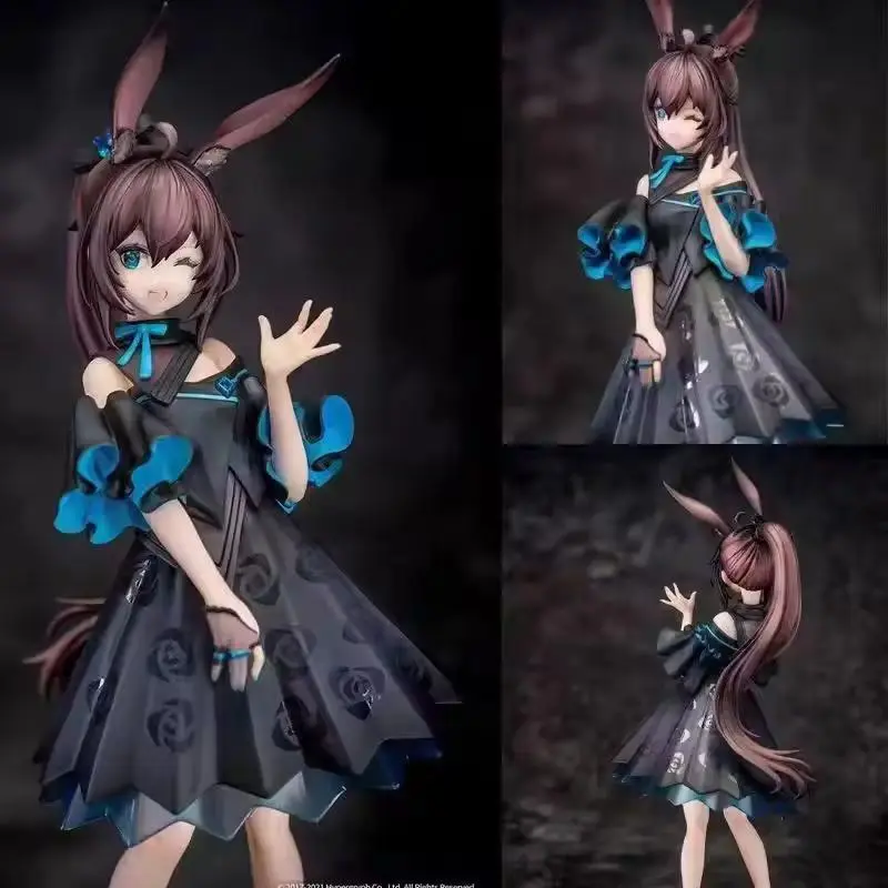 2026 hot item Amiya Bunny Girl Anime Figure Standing Pose Boxed Collectible Model Celebration Time Figurine For Arknights Anime Collectors Popular toys