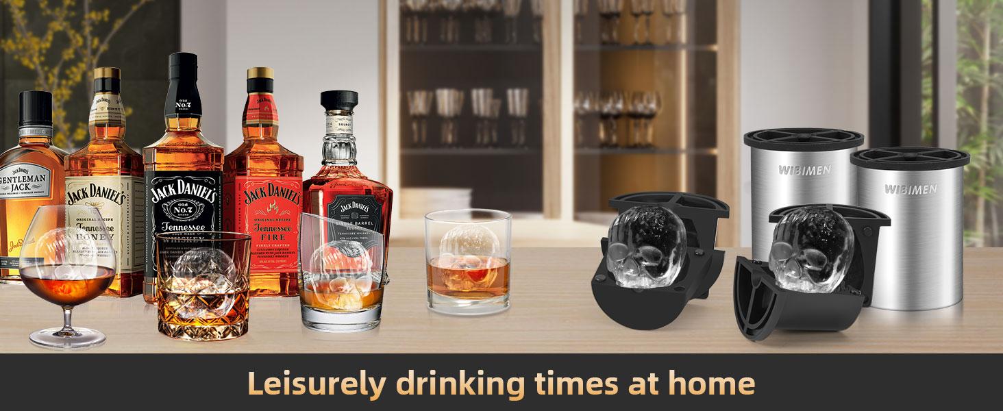 WIBIMEN Skull Ice Cubes – Add a Touch of Fun to Your Drinks & Parties!