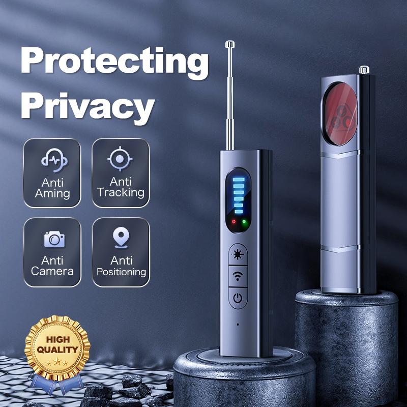 Hidden Camera Detector, Hidden Camera Detector with LED Light, GPS Tracker Detector with 5 Sensitivity Levels, Suitable for Office, Hotel, Travel