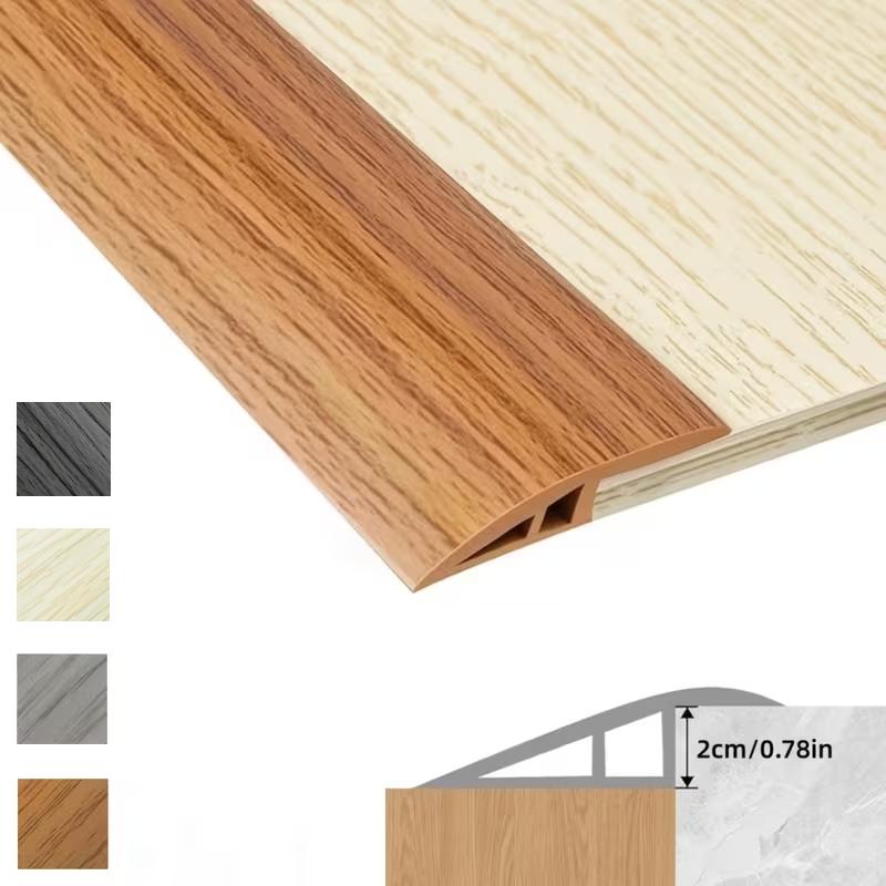 Height 20Mm~23Mm Self-Adhesive Threshold Ramp Carpet Edges Strip, Door Edges Decorative Strip, Self-Adhesive Pvc Threshold Protector, Suitable For Carpet, Flooring, And Tile Door Threshold Ramps