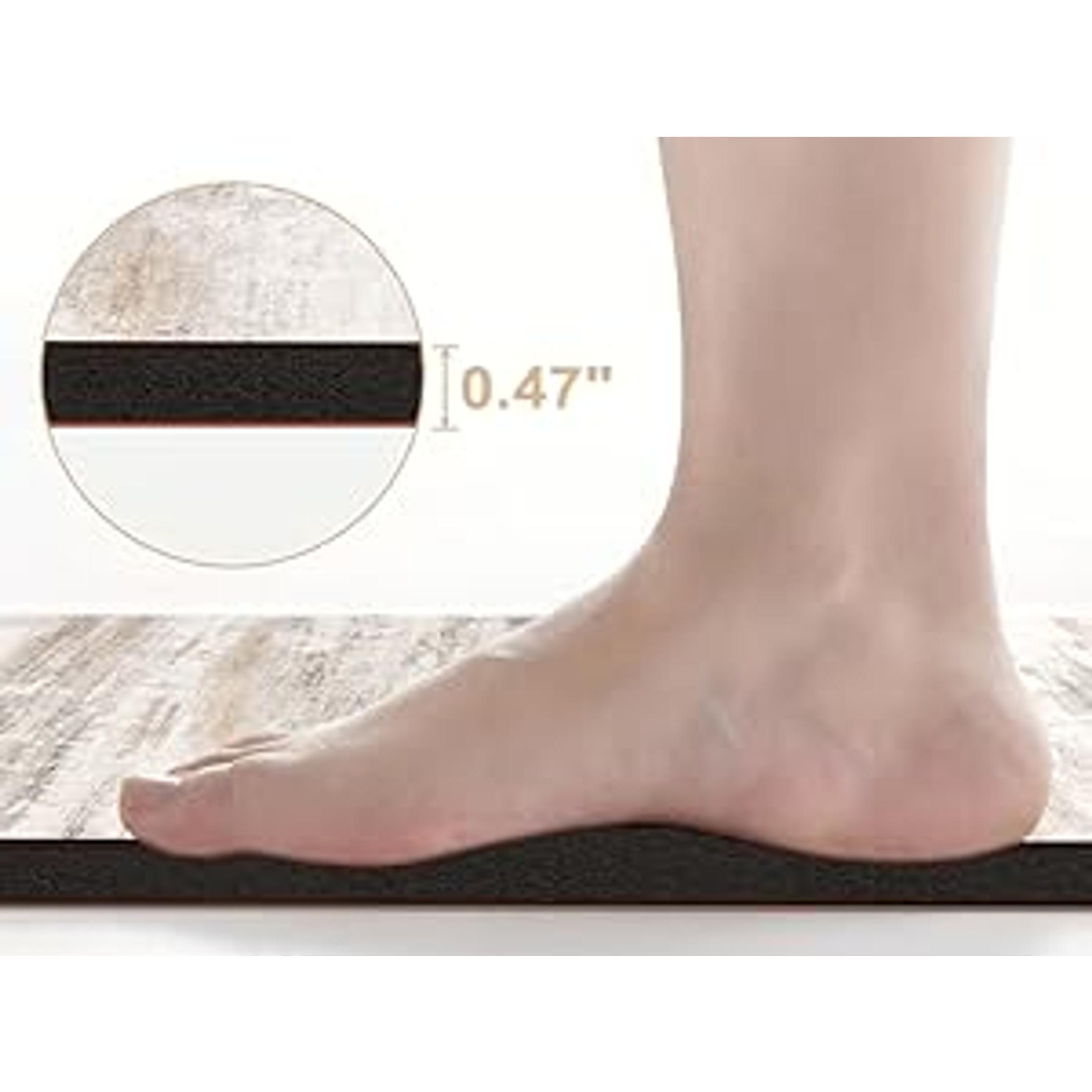 Anti Fatigue Kitchen Mats for Floor 2 Piece, Cushioned Abstract Kitchen Rugs,Memory Foam Kitchen Floor Mats, Standing Desk Mats for Laundry, Office, Sink Light Brown Multi 17"x47"+17"x29" Anti Fatigue Kitchen Mats for Floor 2 Piece, Cushioned Abstract Kitchen Rugs,Memory Foam Kitchen Floor Mats, Standing Desk Mats for Laundry, Office, Sink Light Brown Multi 17"x47"+17"x29"