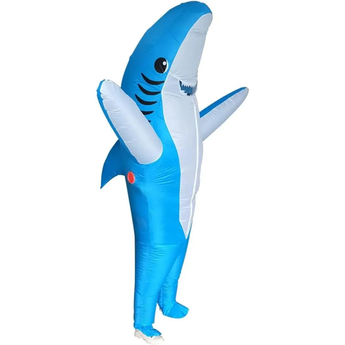 Adult Inflatable Blow Up Shark Costume Halloween Cosplay Party Birthday Gift(Gift)