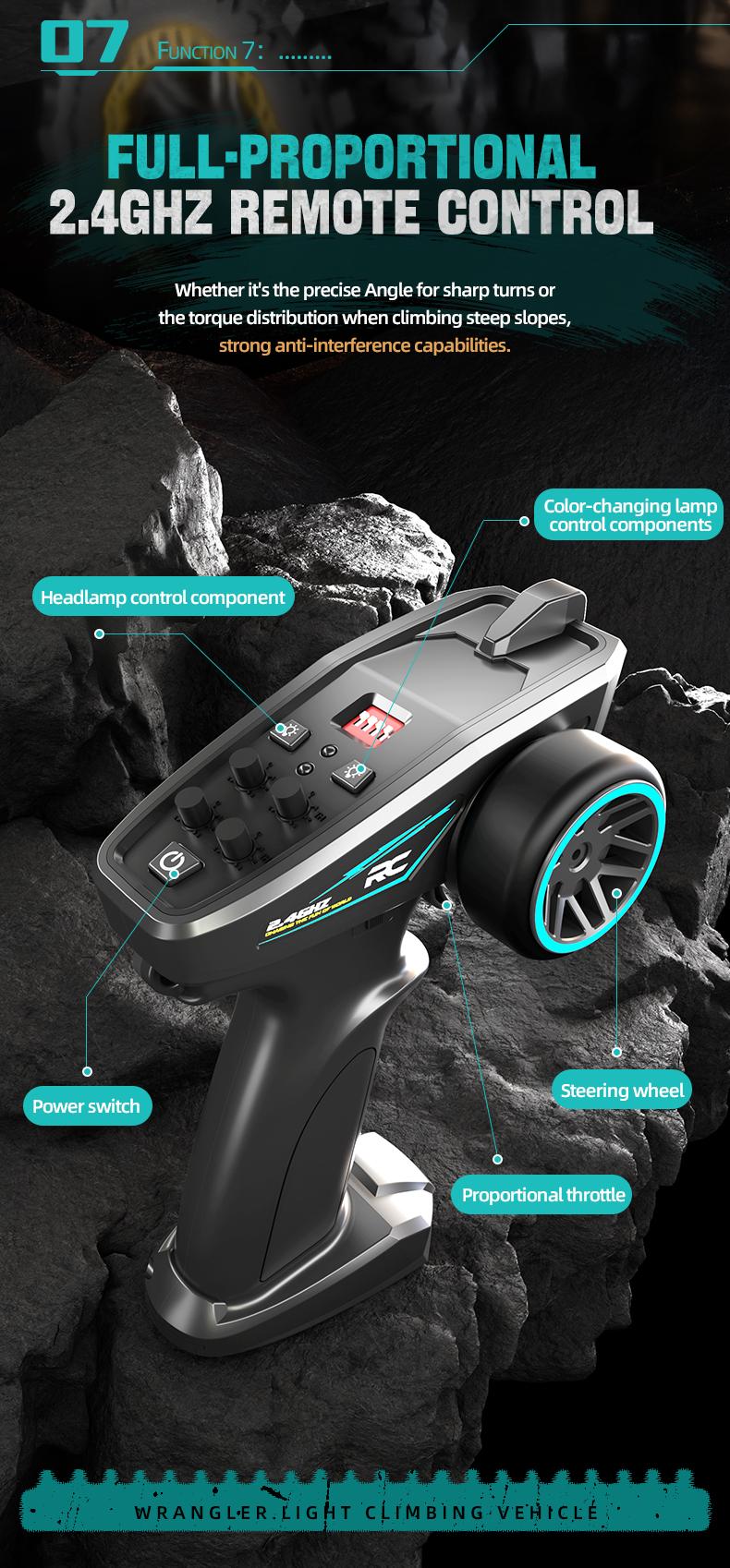 38/h High-Speed RC Off-Road Car, 1:20 Scale, Brushed Motor, 4wd All-Terrain, Unisex, Easy Control, Birthday Gift, Lithium Battery Included