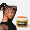 Braid Styling Gel 120ML, Extreme Hold Braiding Gel, Long-Lasting Moisturizing Non-Sticky Formula with, Edge Control, Unisex for All Hair Types & Curls, Gel Haircare