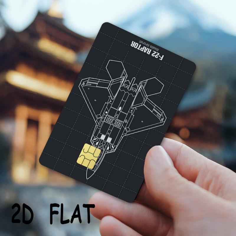 Ultra-Thin Waterproof Scratch-Resistant Credit Card Stickers, 2-Pack Personalized Bank Card Decorative Stickers, Durable Adult Use